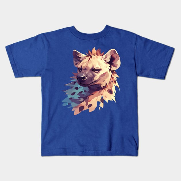 hyena Kids T-Shirt by Stephanie Francoeur Art